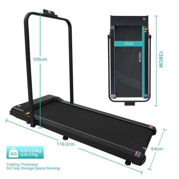 Foldable Walking Pad Treadmill Electric Motorize Running Machine UnderdeskHome - Image 5